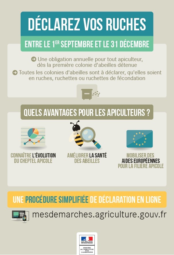 Déclarez vos ruches
