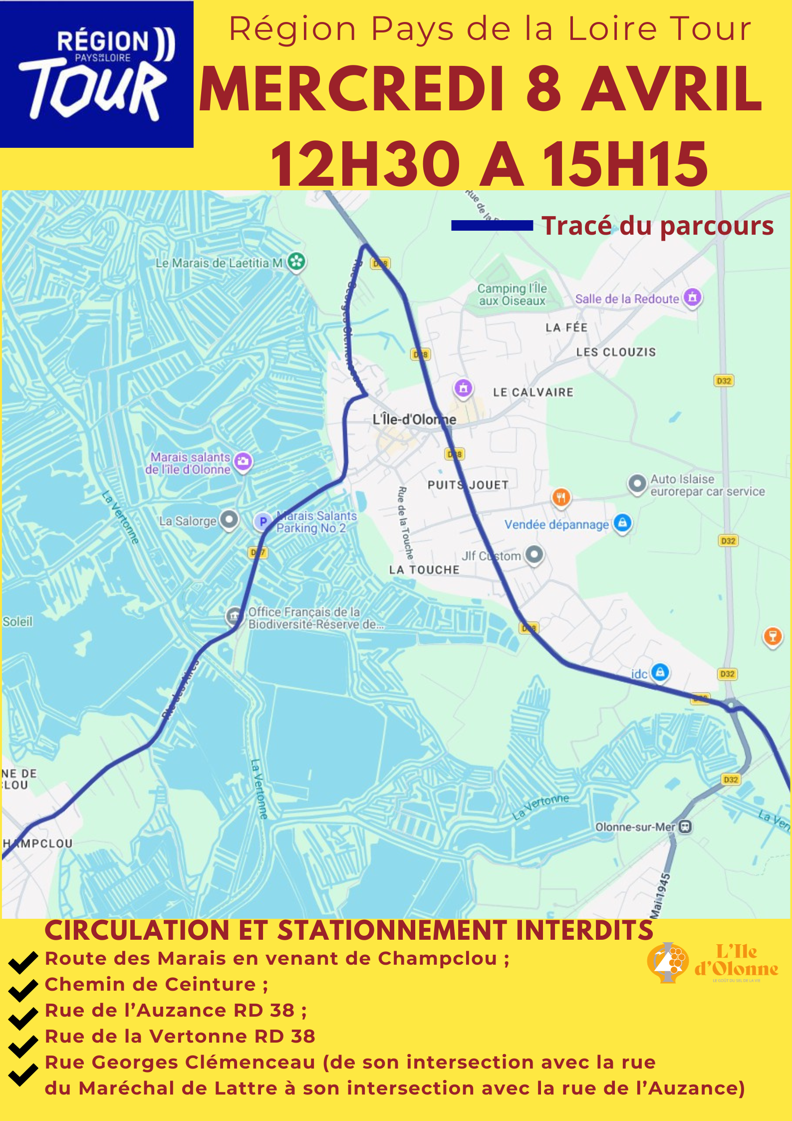 Region Pays de la Loire Tour