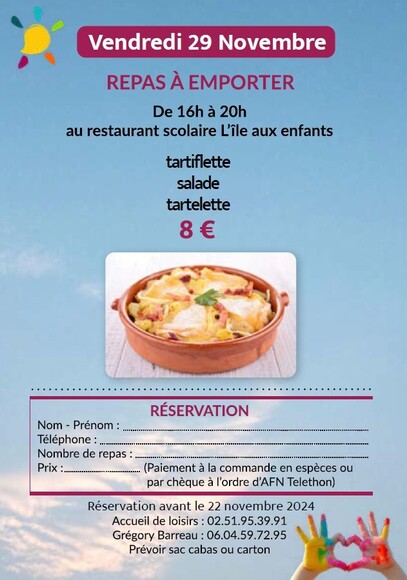 REPAS TARTIFLETTE